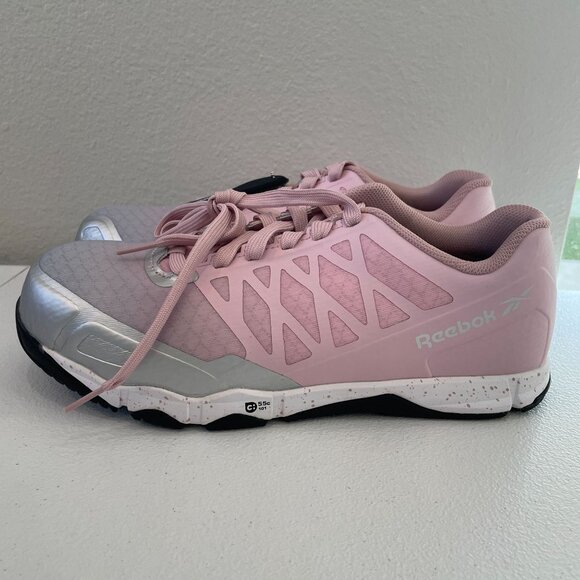 NEW Reebok Womens 11.5W Speed TR Work Athletic Shoe Composite Toe Pink - Picture 3 of 11